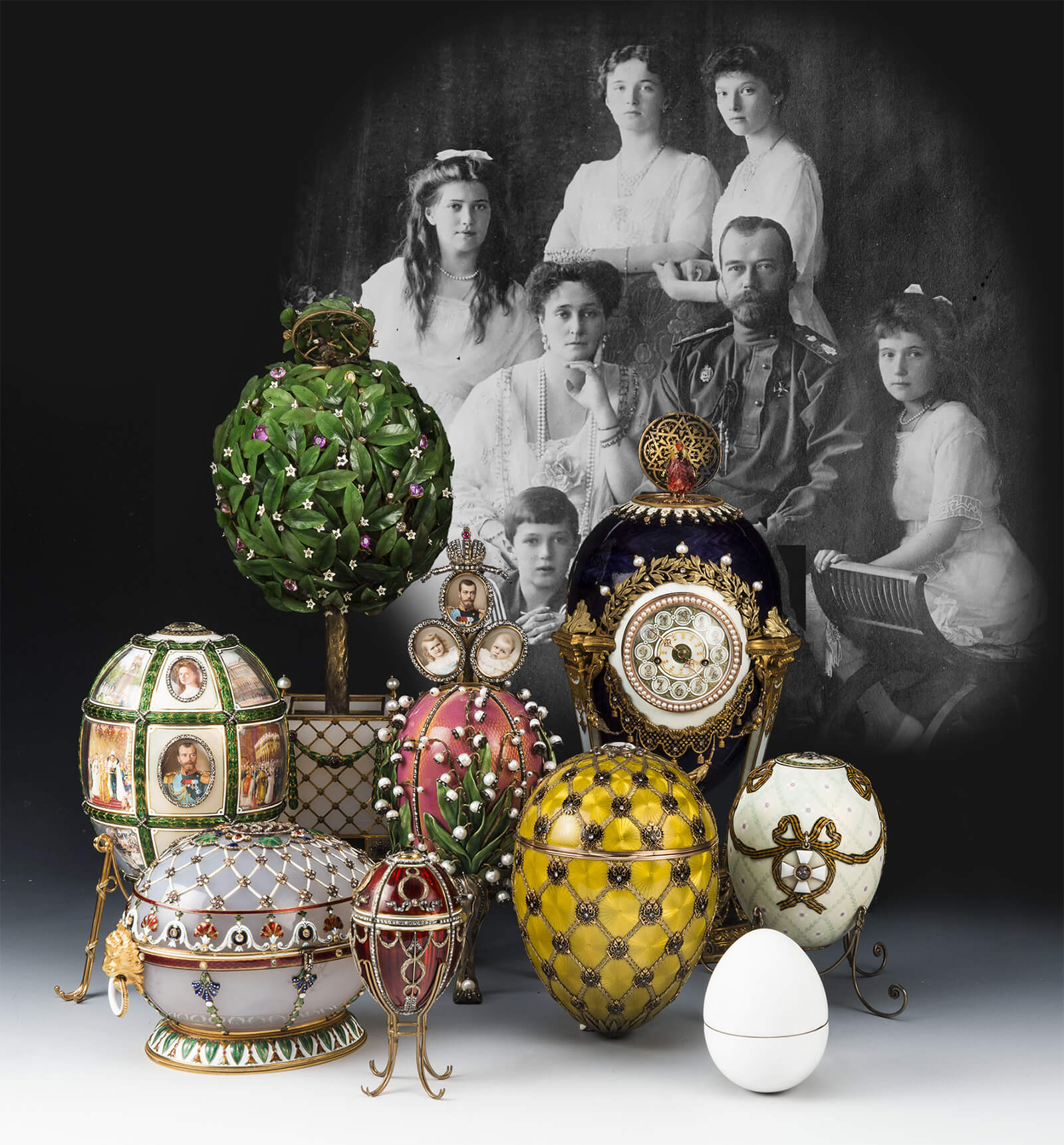 Romanov Family - Fabergé eggs - Alexander III, Nicholas II 