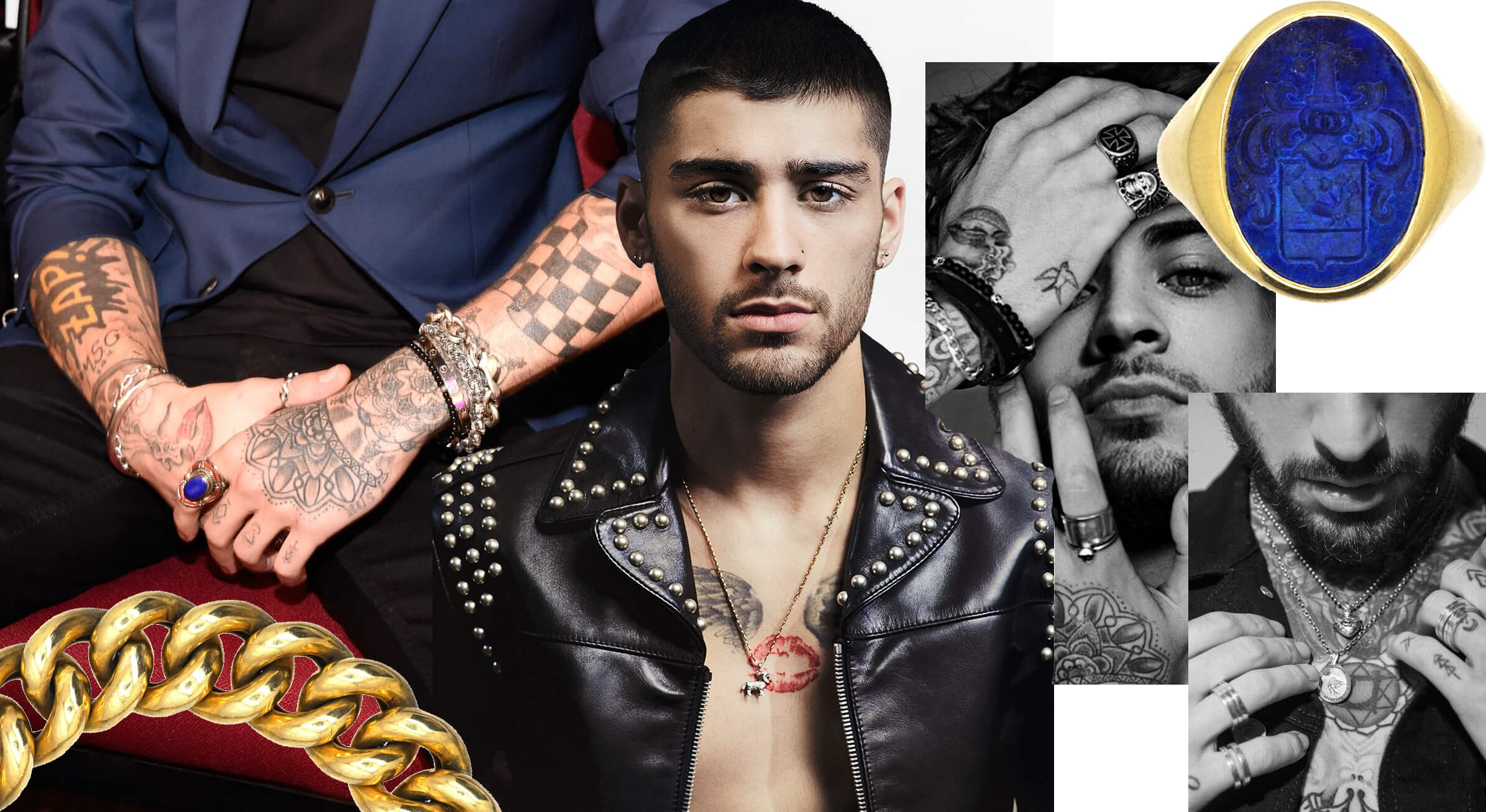 Top 10 Men Wearing Antique Jewellery - Zayn Malik