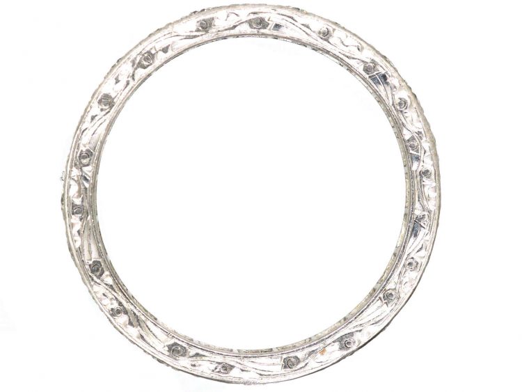 Early 20th Century Platinum Eternity Ring set with Diamonds