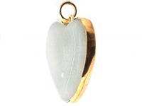 Edwardian Heart Shaped Opal Pendant