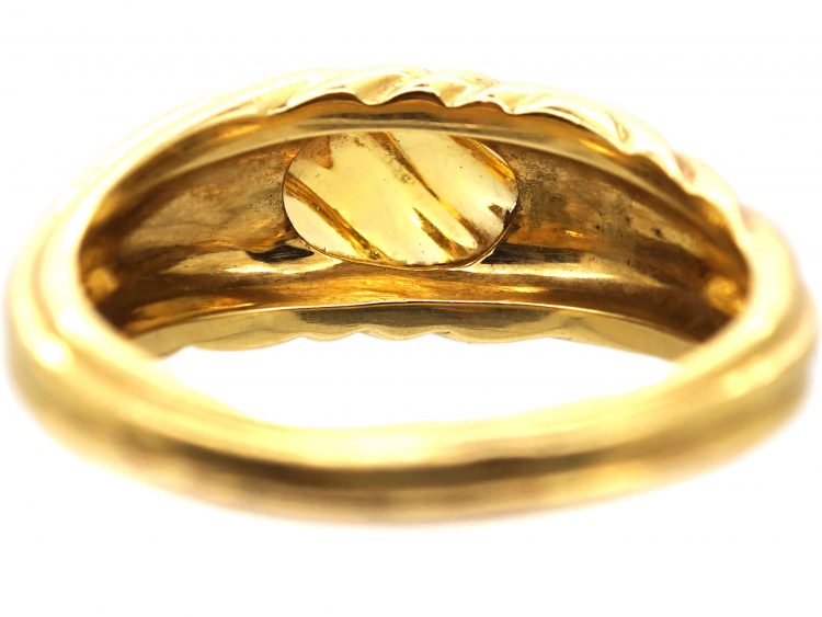 18ct Gold & Citrine Swirl Ring by Boucheron