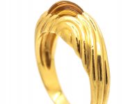 18ct Gold & Citrine Swirl Ring by Boucheron