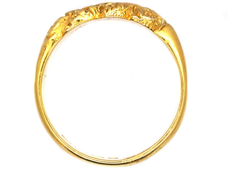 Edwardian 18ct Gold Keeper Ring