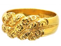 Edwardian 18ct Gold Keeper Ring