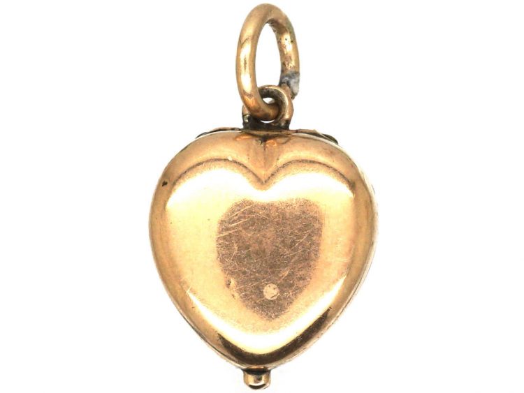 Georgian 9ct Gold Heart Shaped Locket