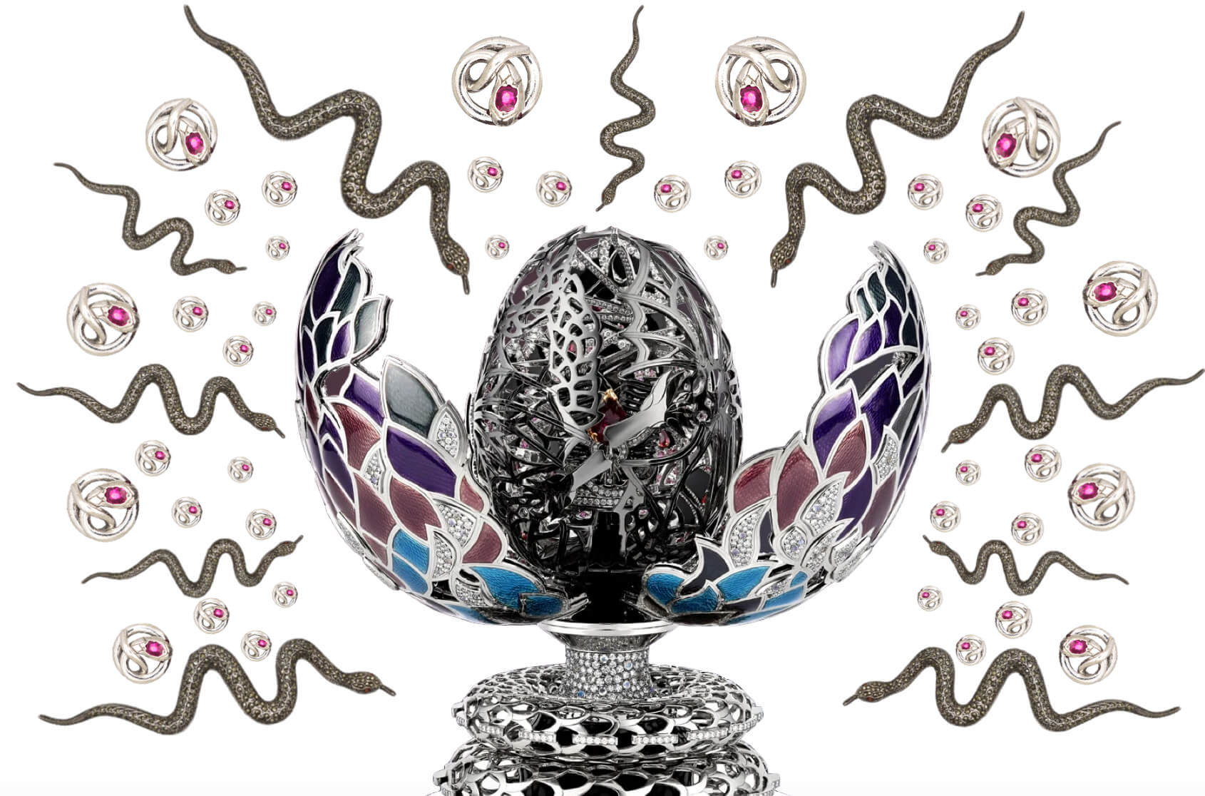 Game of Thrones Egg dragon egg Faberge