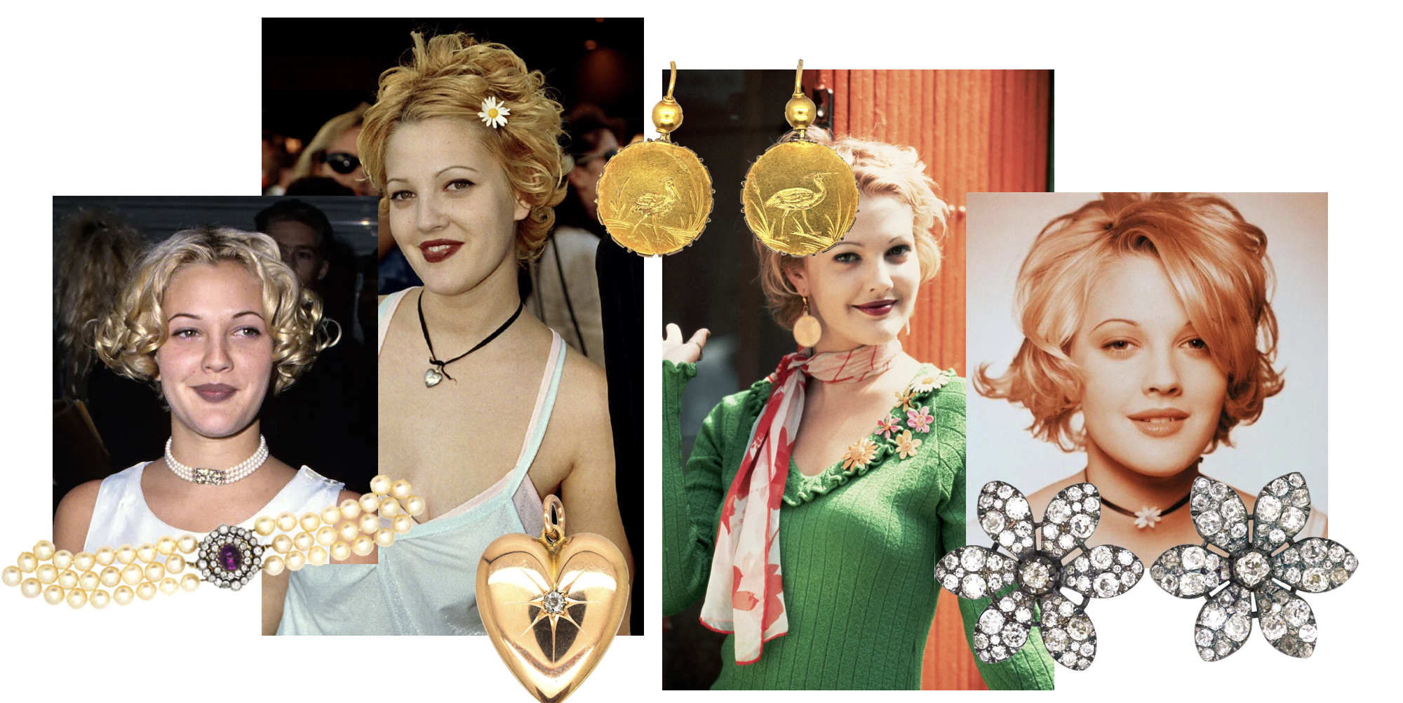 Drew Barrymore jewellery