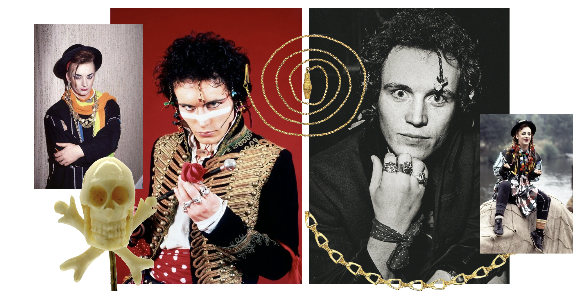 Adam Ant Jewellery Boy George jewellery