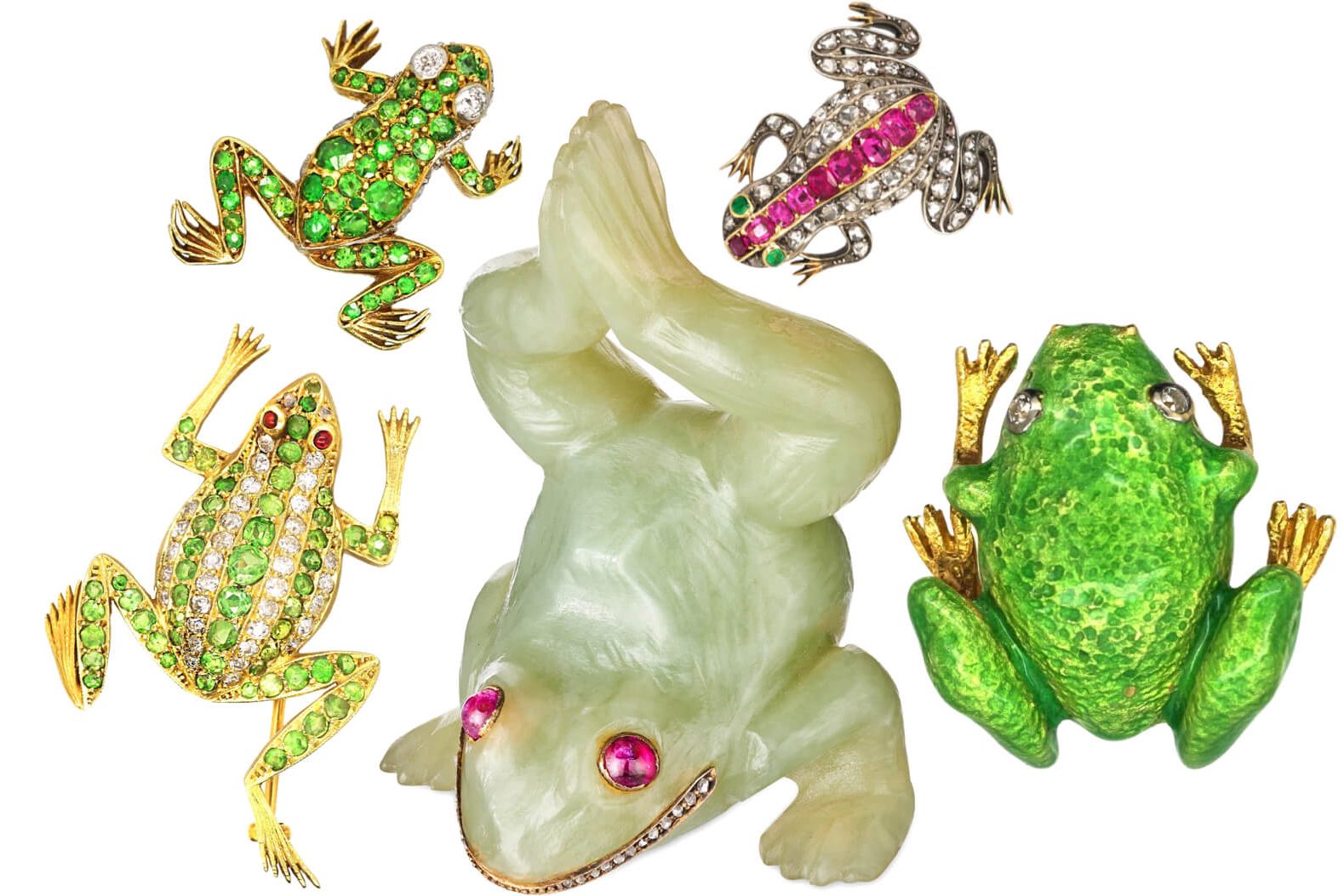 frog Faberge figurine
