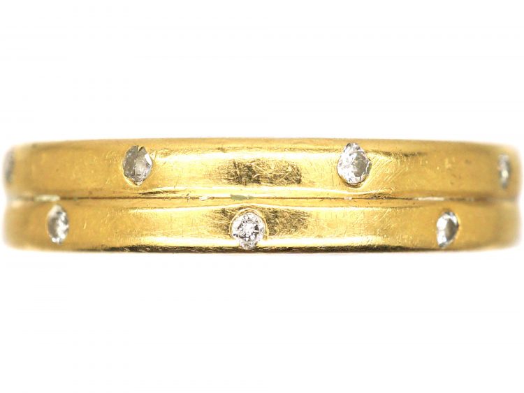 18ct Gold Millennium Ring set with Diamonds by Charles Green & Sons