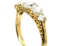 Edwardian 18ct Gold Five Stone Diamond Ring