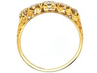 Edwardian 18ct Gold Five Stone Diamond Ring