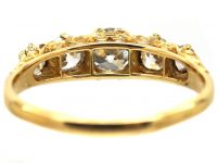 Edwardian 18ct Gold Five Stone Diamond Ring