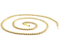 Edwardian 18ct Gold Curb Chain