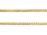 Edwardian 18ct Gold Curb Chain