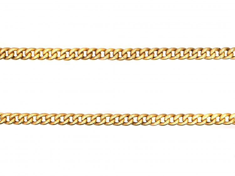 Edwardian 18ct Gold Curb Chain