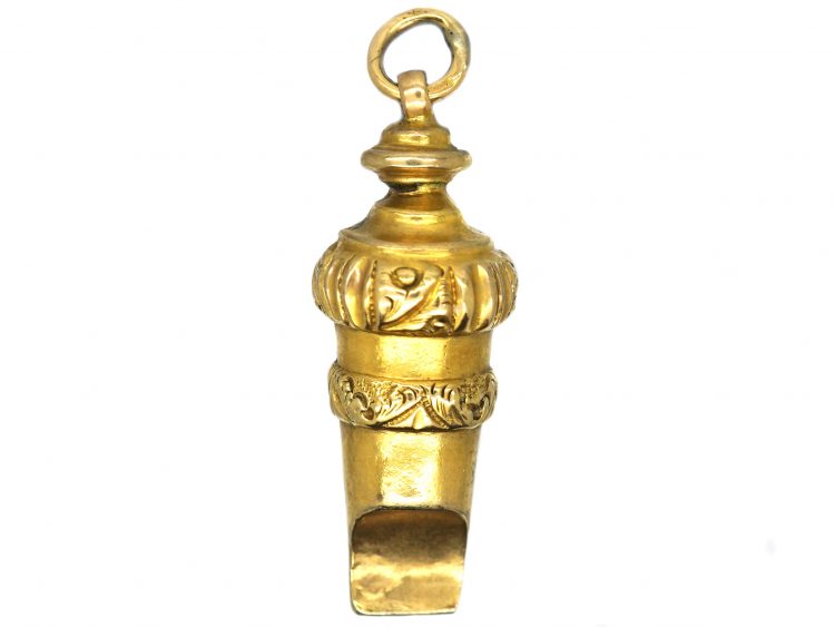 Early Victorian 9ct Gold Whistle