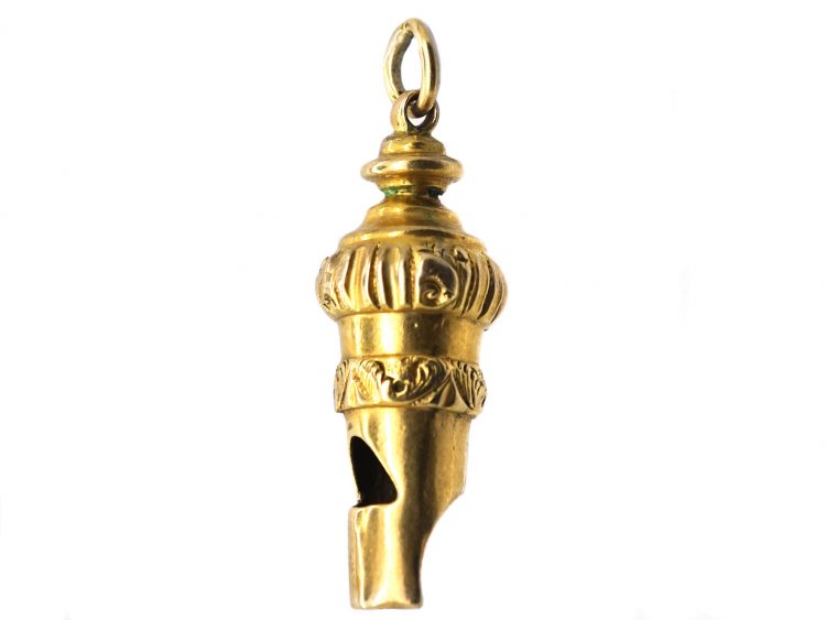 Early Victorian 9ct Gold Whistle