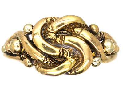 Edwardian 18ct Gold Lover's Knot Ring