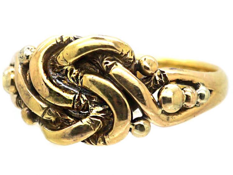 Edwardian 18ct Gold Lover's Knot Ring