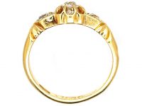 Victorian 18ct Gold Three Stone Diamond Ring