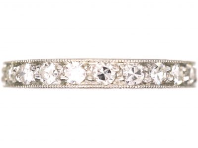 Early 20th Century Platinum & Diamond Eternity Ring