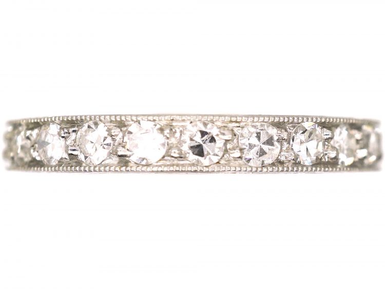 Early 20th Century Platinum & Diamond Eternity Ring