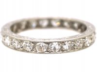 Early 20th Century Platinum & Diamond Eternity Ring