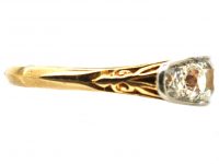 Early 20th Century 18ct Gold, Platinum & Diamond Five Stone Ring