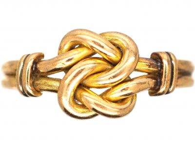 Victorian 9ct Gold Knot Ring