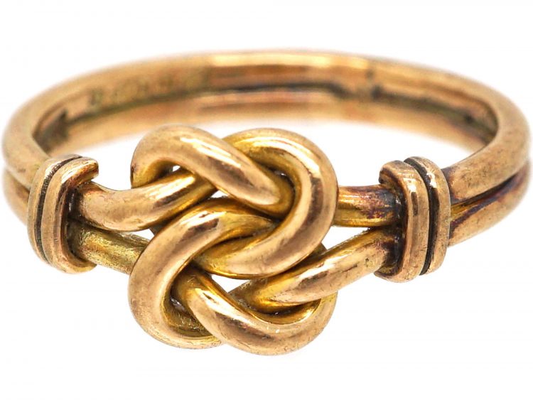 Victorian 9ct Gold Knot Ring