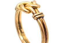 Victorian 9ct Gold Knot Ring