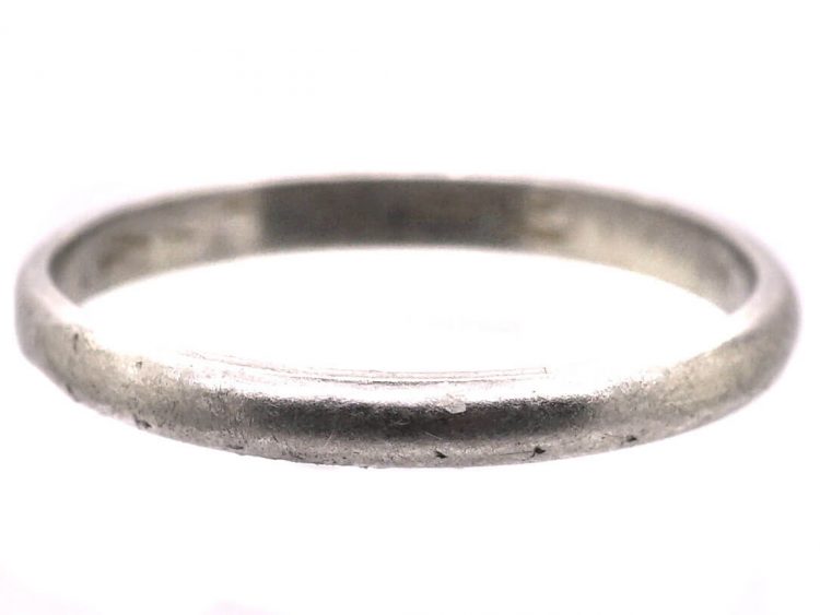 Early 20th Century Platinum Wedding Band