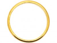 22ct Gold Wedding Band Assayed in Birmingham in 1923