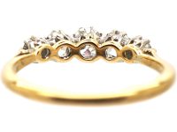 Edwardian 18ct Gold & Platinum, Five Stone Diamond Ring