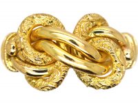 Edwardian 18ct Gold Lover's Knot Ring