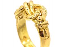 Edwardian 18ct Gold Lover's Knot Ring