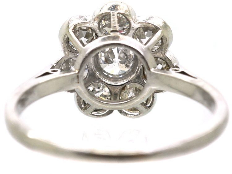 Edwardian Platinum, Diamond Cluster Ring