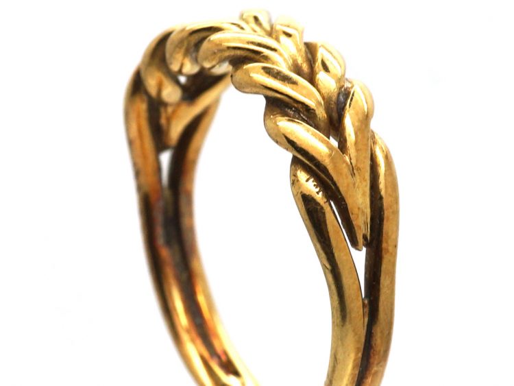 Edwardian 18ct Gold Illusion Ring