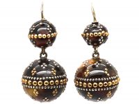 Victorian Pique Ball Earrings