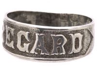 Victorian Silver Regard Ring