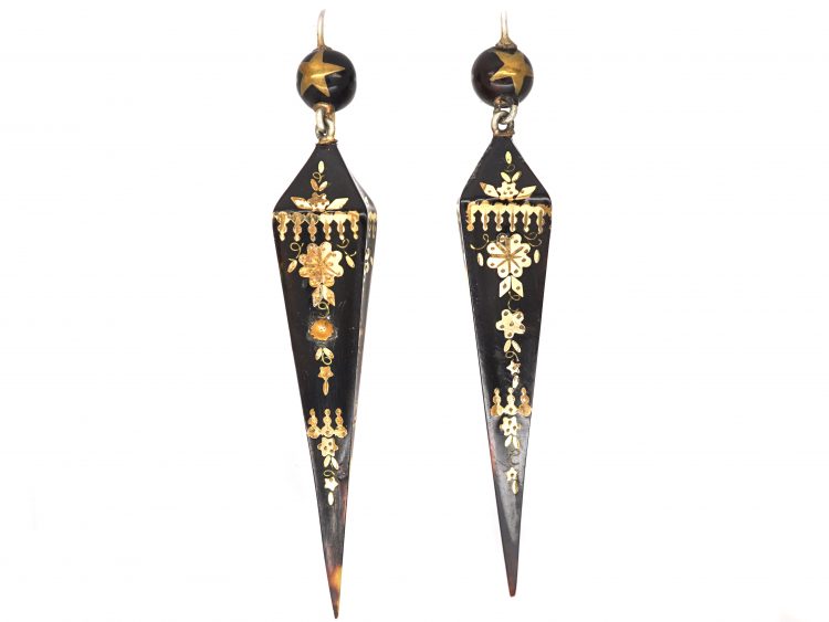 Victorian Pique Drop Earrings