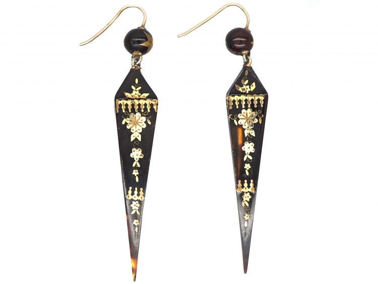 Victorian Pique Drop Earrings