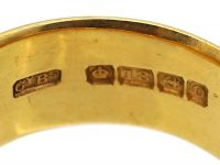 Edwardian 18ct Gold Buckle Ring