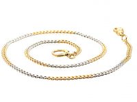 Edwardian 18ct Gold & Platinum Two Colour Chain