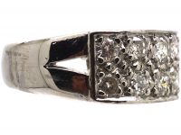 18ct White Gold Ring by Charles Green & Sons set with Diamonds