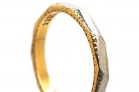 Art Deco 22ct Gold & Platinum Wedding Ring