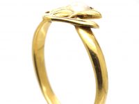 Art Nouveau 18ct Gold & Natural Pearl Ring attributed to Archibald Knox