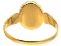 Edwardian 18ct Gold Signet Ring with Hidden Compartment