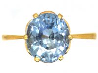 Mid 20th Century 18ct Gold Ring set with a Zircon